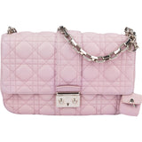 Christian Dior Pink Quilted Leather Diorama Shoulder Bag