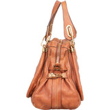 Chloé Brown Leather Paraty Handbag