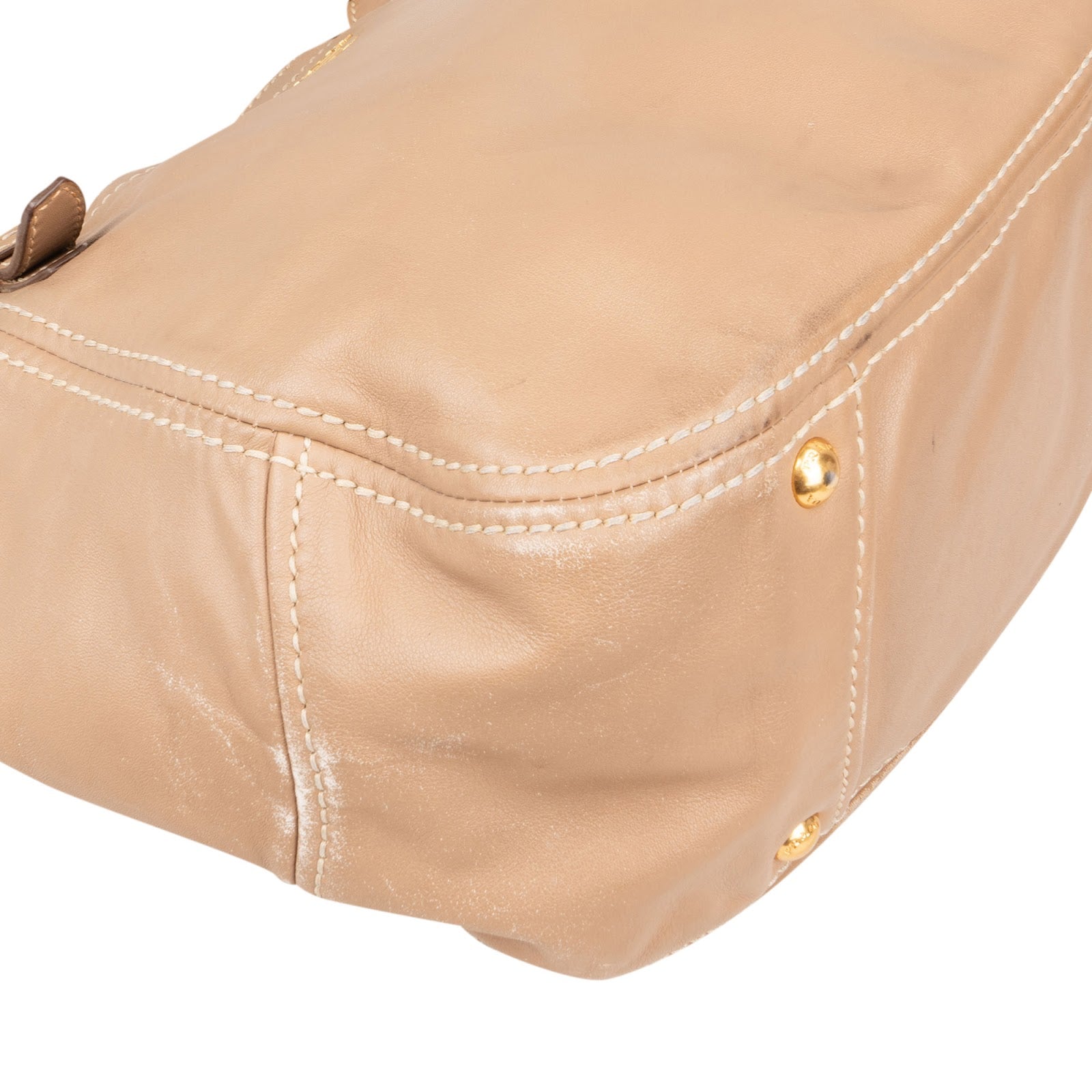 Prada Vitello Daino Leather Shoulder Bag - vintageandkickz