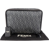 Fendi Monogram FF Canvas Pouch Accessoires Case Clutch