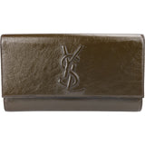Saint Laurent Patent Leather Belle De Jour Flap Clutch Bag