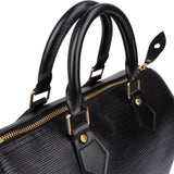 Louis Vuitton Noir Epi Leather Speedy 30 Handbag