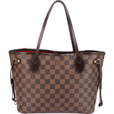 Louis Vuitton Monogram Damier Ebene Neverfull PM Shoulder Bag