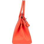 Hermès Coral Epsom Leather Birkin 30 Handbag - vintageandkickz