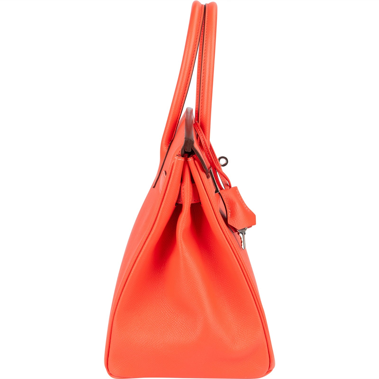 Hermès Coral Epsom Leather Birkin 30 Handbag - vintageandkickz
