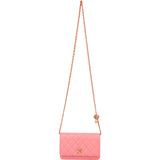 Chanel Quilted Lambskin Pearl Crush Adjustable Wallet On Chain Crossbody Bag