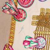 Hermès Les Rubans du Cheval Silk 90 Scarf Tuch