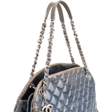Chanel Quilted Crinkled Lambskin Just Mademoiselle Bowling Shoulder Bag