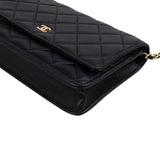 Chanel Quilted Lambskin Wallet On Chain Crossbody Bag