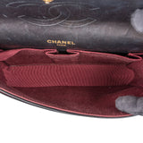 Chanel Quilted Lambskin 24K Gold Double Flap Shoulder Bag