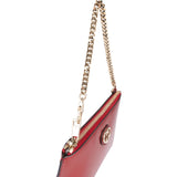 Gucci Patent Leather Heartbit Pochette Handbag