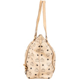 MCM Monogram Visetos Satchel Tote Shoulder Bag