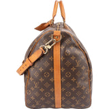 Louis Vuitton Monogram Canvas Keepall 60 Bandoulière Travel Bag