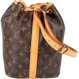 Louis Vuitton Monogram Canvas Sac Noé Petit Shoulder Bag