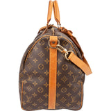 Louis Vuitton Monogram Canvas Keepall 50 Bandoulière Travel Bag