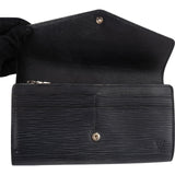 Louis Vuitton Noir Epi Leather Sarah Wallet