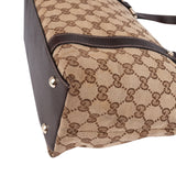 Gucci Monogram GG Canvas Abbey Tote Shoulder Bag