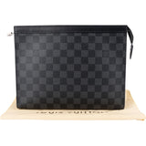 Louis Vuitton Monogram Damier Graphite Poche Toilette 25 Clutch