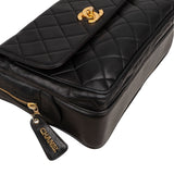 Chanel Quilted Lambskin 24K Gold Camera Shoulder Bag