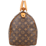Louis Vuitton Monogram Canvas Speedy 35 Handbag - vintageandkickz