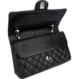 Chanel Quilted Lambskin Medium Double Flap Crossbody Bag