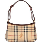 Burberry Nova-Check Monogram Pocket Buckle Small Shoulder Bag