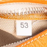 Prada Canvas and Leather Studded Shoulder Bag