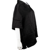 Gucci Black Satin Embroidered Wordsworth Skull Snake Bowling Shirt (IT54)