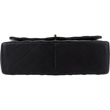 Chanel Quilted Lambskin Jumbo Double Flap Crossbody Bag