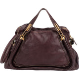 Chloé Leather Large Paraty Shoulder Handbag