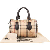 Burberry Haymarket Check Boston Handbag