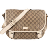 Gucci Monogram GG Supreme Canvas Messenger Crossbody Bag