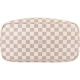 Louis Vuitton Monogram Damier Azur Neverfull MM Shoulder Bag - vintageandkickz