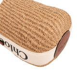Chloé x Mifuko Raffia Woody Calfskin Bucket Crossbody Bag