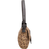 Fendi Monogram Zucca Canvas Baguette Shoulder Bag