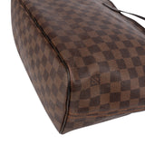 Louis Vuitton Monogram Damier Ebene Neverfull MM Shoulder Bag