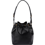 Louis Vuitton Noir Epi Leather Sac Noé Petit Shoulder Bag