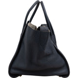 Céline Drummed Calfskin Phantom Handbag