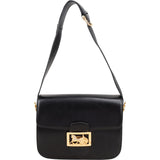 Celine Boxcalf Leather Horse Carriage Triomphe Shoulder Bag