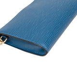 Louis Vuitton Blue Epi Leather Pochette Accessoires Handbag