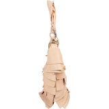 Yves Saint Laurent Leather Rive Gauche Ruffle Hobo Shoulder Bag
