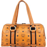 MCM Monogram Visetos Boston Handbag