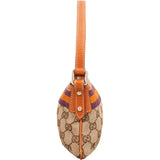 Gucci Monogram GG Canvas Striped Pochette Accessoires Handbag