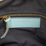 Balenciaga Blue Leather City Handbag