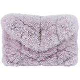 Yves Saint Laurent Shearling Puffer Envelope Clutch