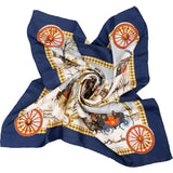 Hermès L'Hiver en Poste Silk Carre 90 Scarf Tuch