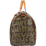 Louis Vuitton Limited Monogram Canvas Graffiti Keepall 50 Travel Bag