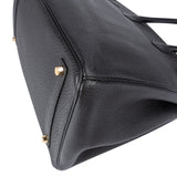 Hermès Noir Veau Togo Leather Gold Birkin 35 Handbag