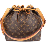 Louis Vuitton Monogram Canvas Sac Noé Petit Shoulder Bag