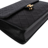 [🔄️B23 / F15] Chanel Quilted Lambskin Medium Double Flap Shoulder Bag - vintageandkickz